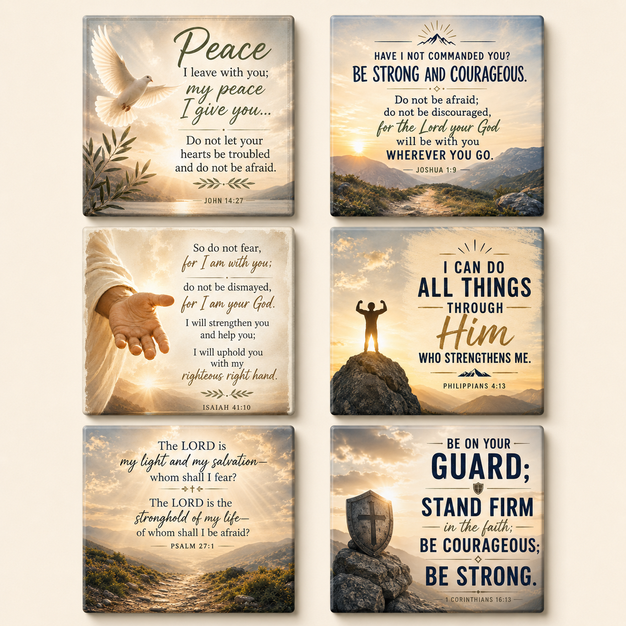 Courage Scripture - 6 Pack