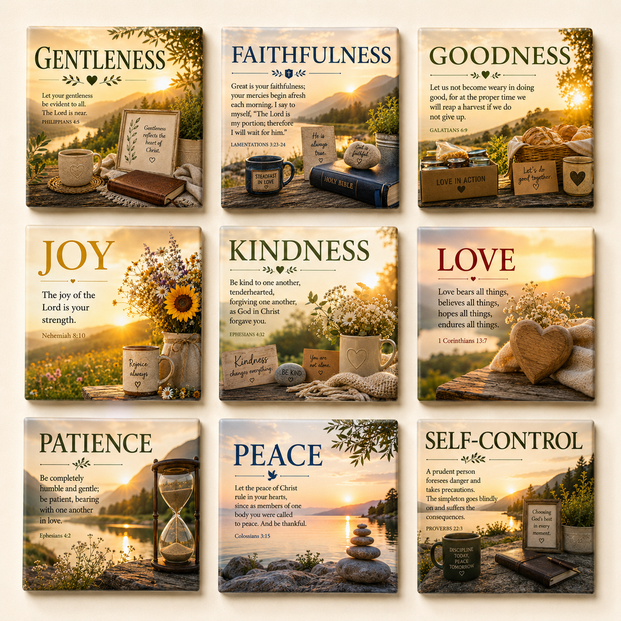 Fruit of The Spirit - 8 Pack